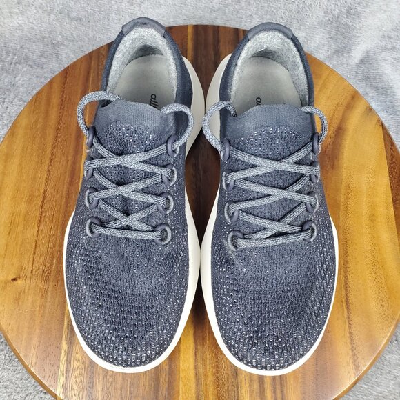 Allbirds Tree Dasher Shoes Men's 8 Blue Lace Up Athletic Running Sneakers - Picture 6 of 9